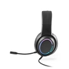 Thorne Headset RGB. Słuchawki do gier ABS z kablem, mikrofonem i diodami LED RGB