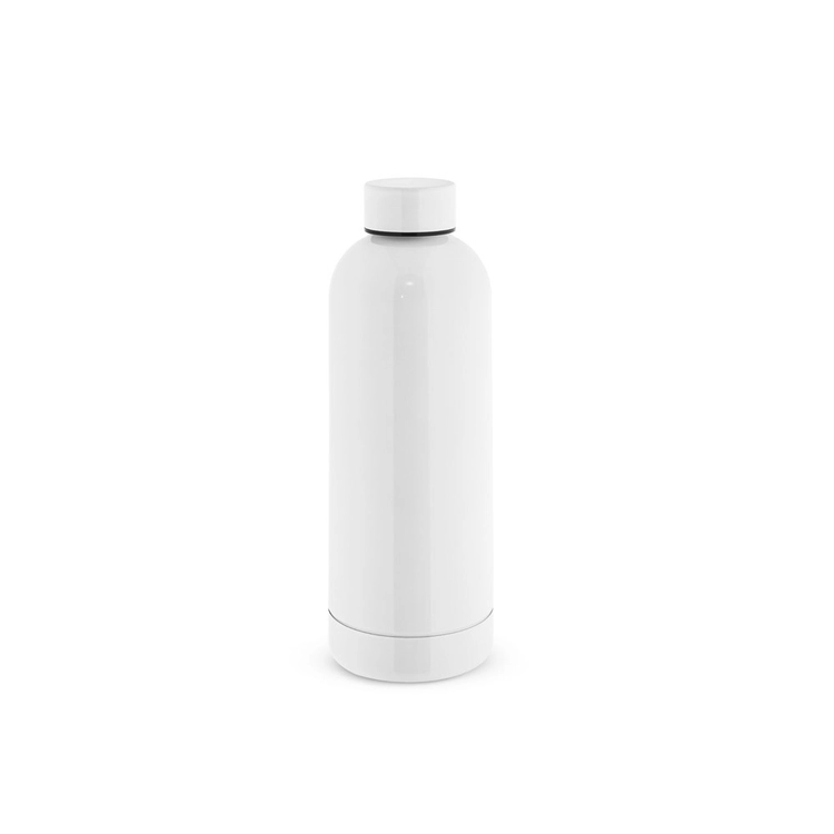 ODIN METTALIC. Butelka z 90% stali nierdzewnej pochodzącej z recyklingu 550 mL