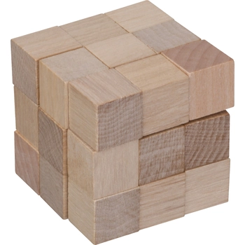 Drewniane puzzle EMANUELE, beżowy 5569813