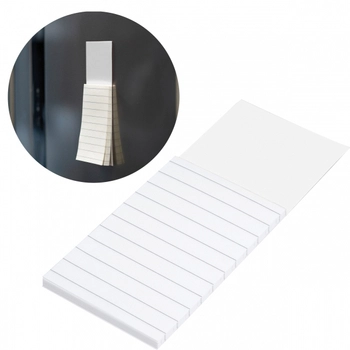 Notes na lodówkę z magnesem HELGE, biały 2491606
