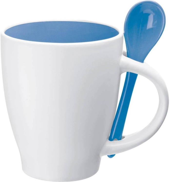 Kubek ceramiczny z łyżeczką 250 ml ARMANDO
