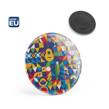 Button P'IN 10. Button P'IN 10. Okrągły magnes, 300 - Czarny 73130-300