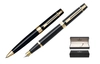 9325 Zestaw (pióro wieczne i długopis) Sheaffer kolekcja 300, czarne, wykończenia w kolorze złotym