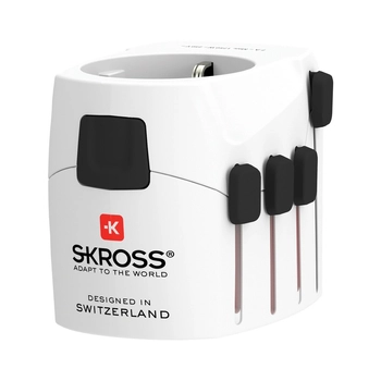 Adapter podróżny SKROSS Pro, biały VSK11-02