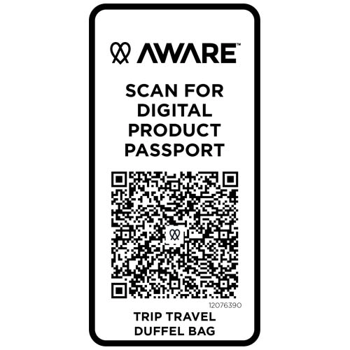 Trip Aware™, torba podróżna wykonana z materiałów z recyklingu, 42 l