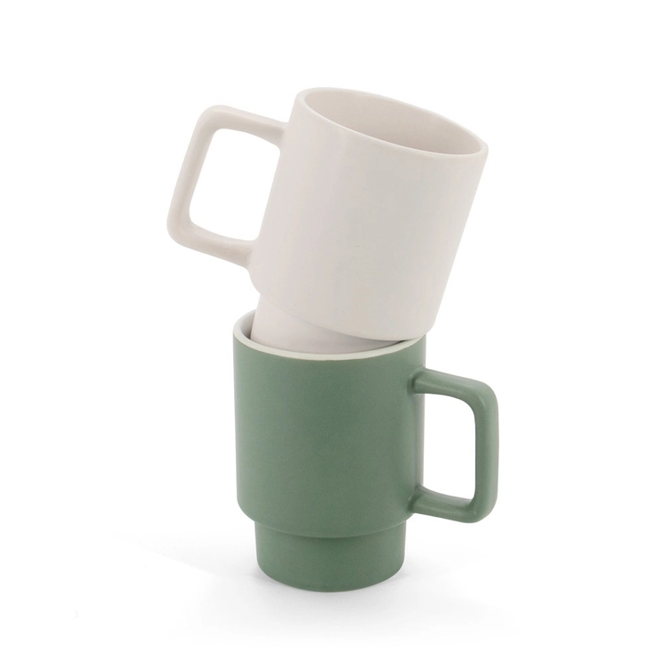 KUERTEN. Ceramiczny kubek z matowym wykończeniem, 330 ml