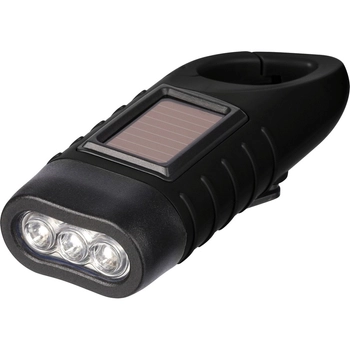 Latarka solarna, lampka LED, czarny vb346-03