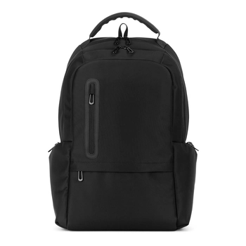 BOSTON SOLID. Plecak na laptopa (17") z nylonu 150D z 2 wyściełanymi przegrodami, czarny 92530-103