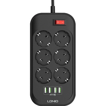 Listwa zasilająca z USB, czarny EG0589303
