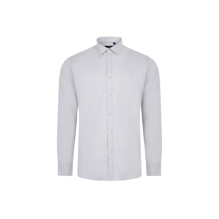 VL PRITHVI MAN. Męska koszula Oxford (180 g/m²) z bawełny (50%), poliestru (45%) i elastanu (5%)