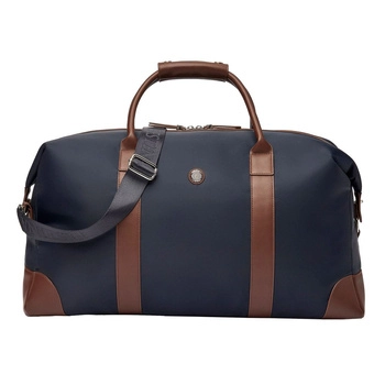 Torba podróżna Button Navy & Brown