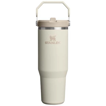 Stanley IceFlow™ 2.0 termoizolowany kubek ze stali nierdzewnej, pojemność 890 ml, z odchylaną słomką, Kremowy 10098210