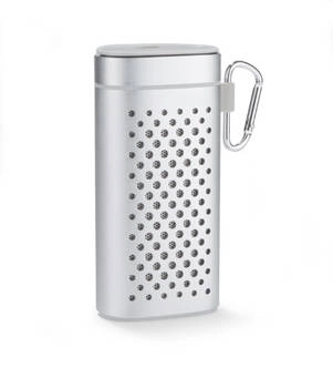 Głośnik bezprzewodowy z powerbankiem SOUND 4000 mAh, srebrny 09091-00