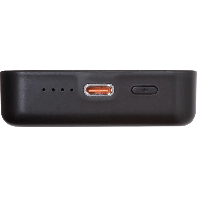Power bank magnetyczny z ABS z recyklingu 10000 mAh DONNA