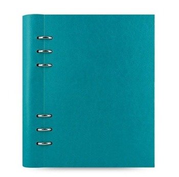 Clipbook fILOFAX CLASSIC A5, notatnik i terminarze bez dat, turkusowa okładka, niebieski filofax-023612