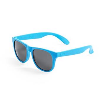 Okulary przeciwsłoneczne ze słomy pszenicznej, niebieski V8344-11