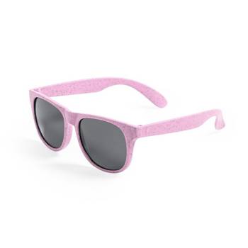 Okulary przeciwsłoneczne ze słomy pszenicznej, różowy V8344-21