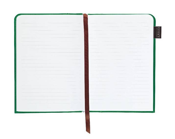 Notes Cross Signature Journal zielony, A5, długopis Cross, blok w linie
